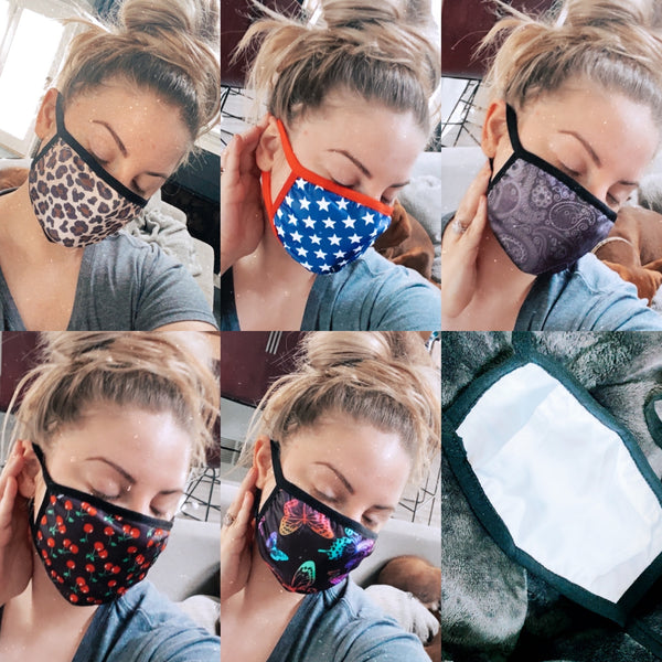 BLACK FLAG FACE MASK