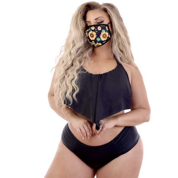 SUNFLOWER FACE MASK