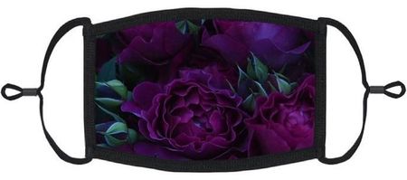 PURPLE ROSE FACE MASK